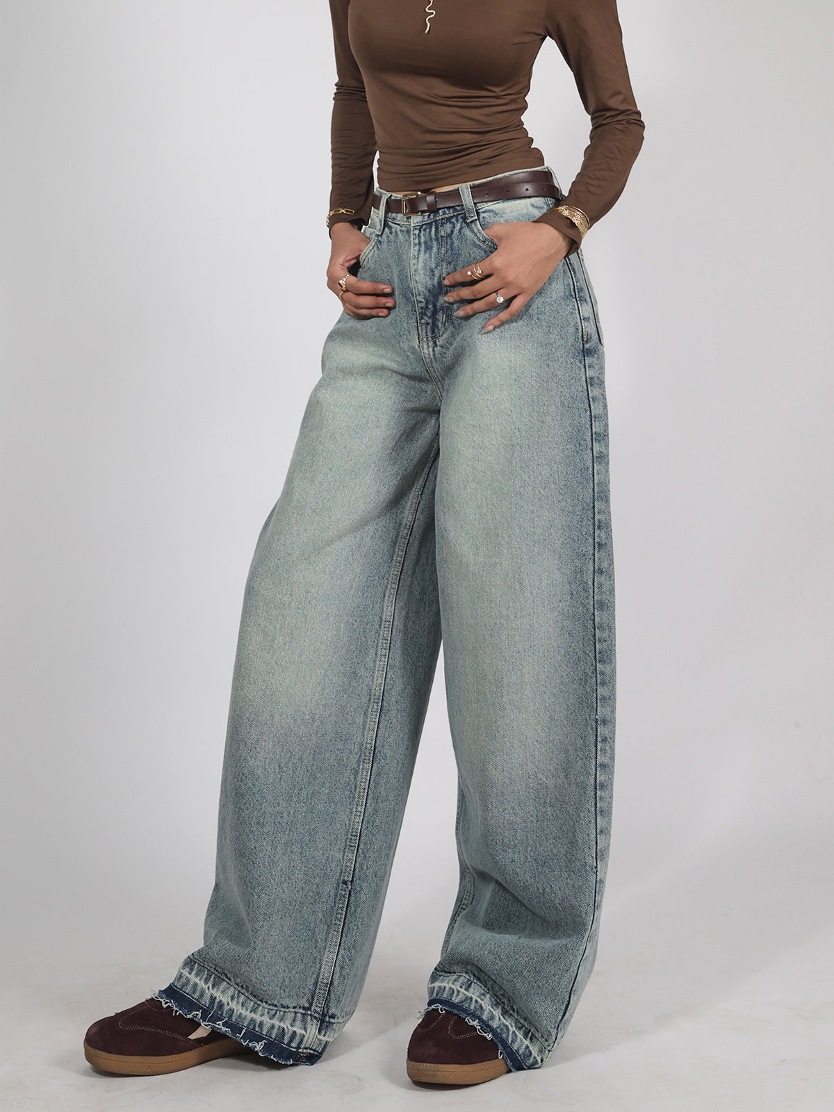 Dripdunk Elysian Fit Denims - Rusk Grey