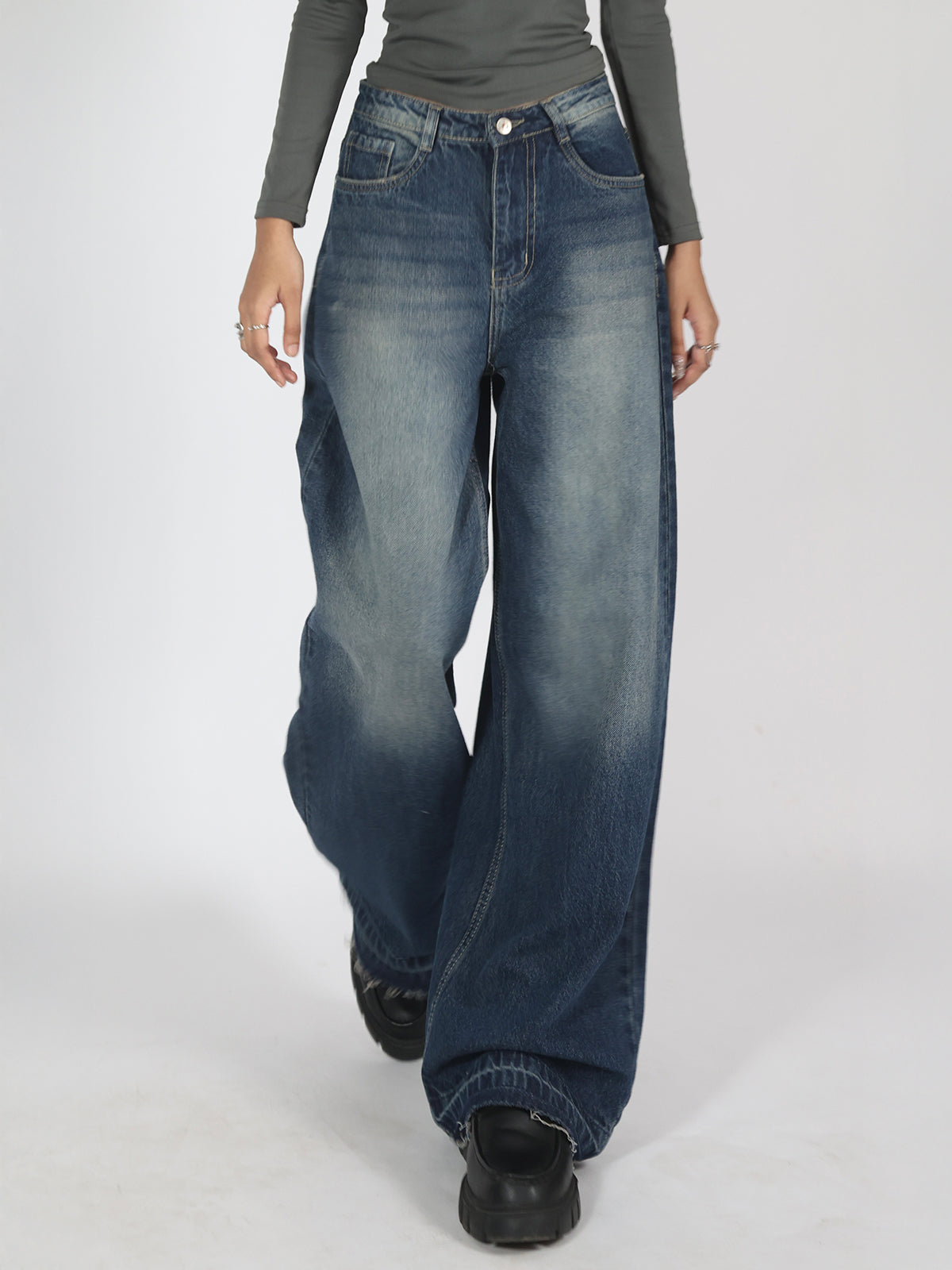 Dripdunk Elysian Fit Denims - Lunar Blue