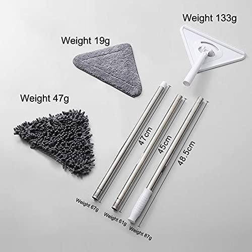 Rotatable Triangle Mop with Long Handle