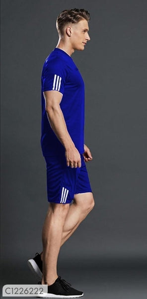 Tom Scott PolyKnit Solid Active T-Shirt with Short