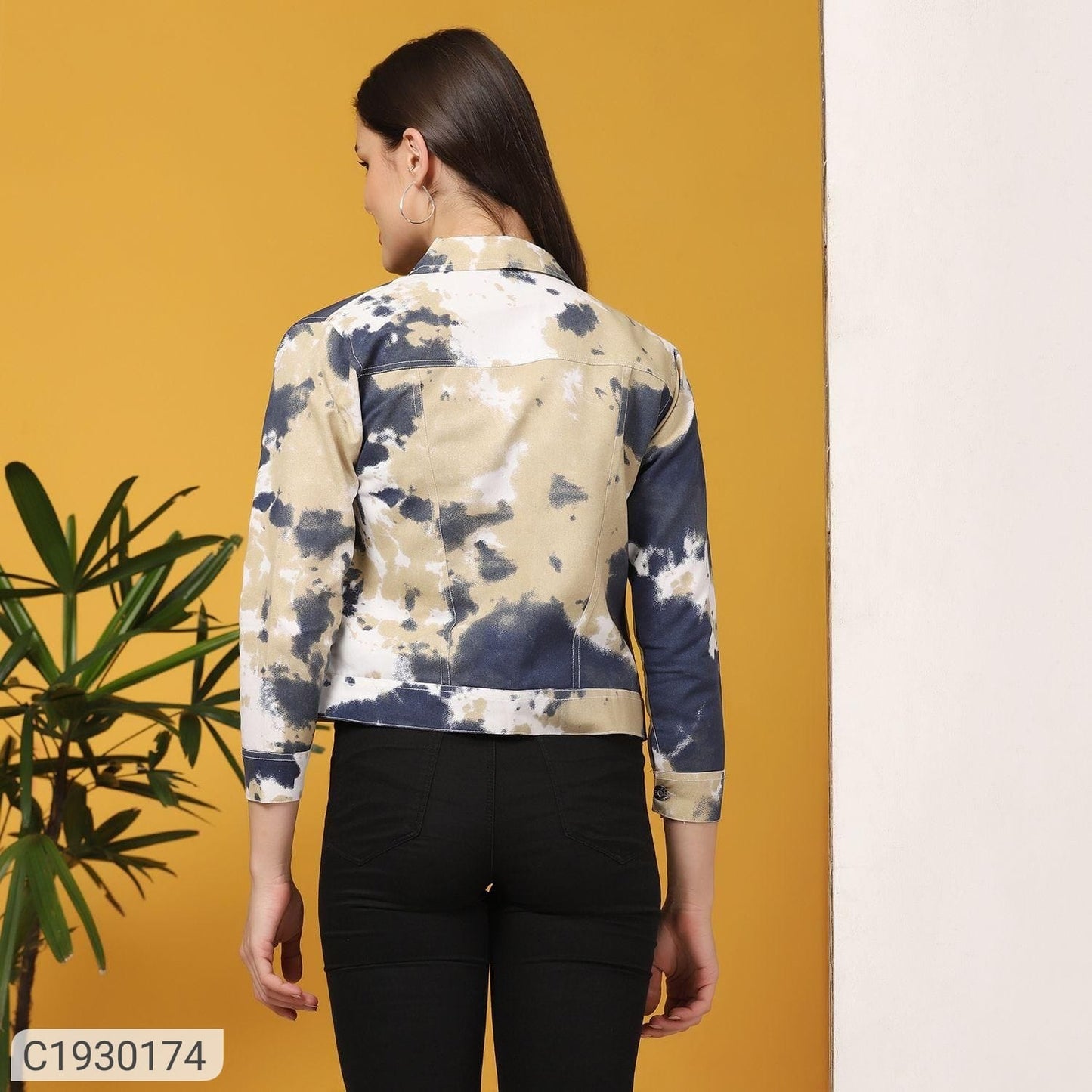 Tie dye denim