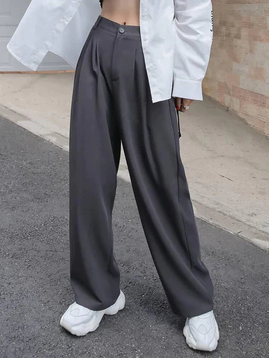 Dripdunk Korean Pants - Dark Grey