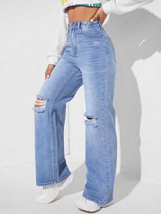 Ripped Drip Ice Mom Fit Denim - 3058T