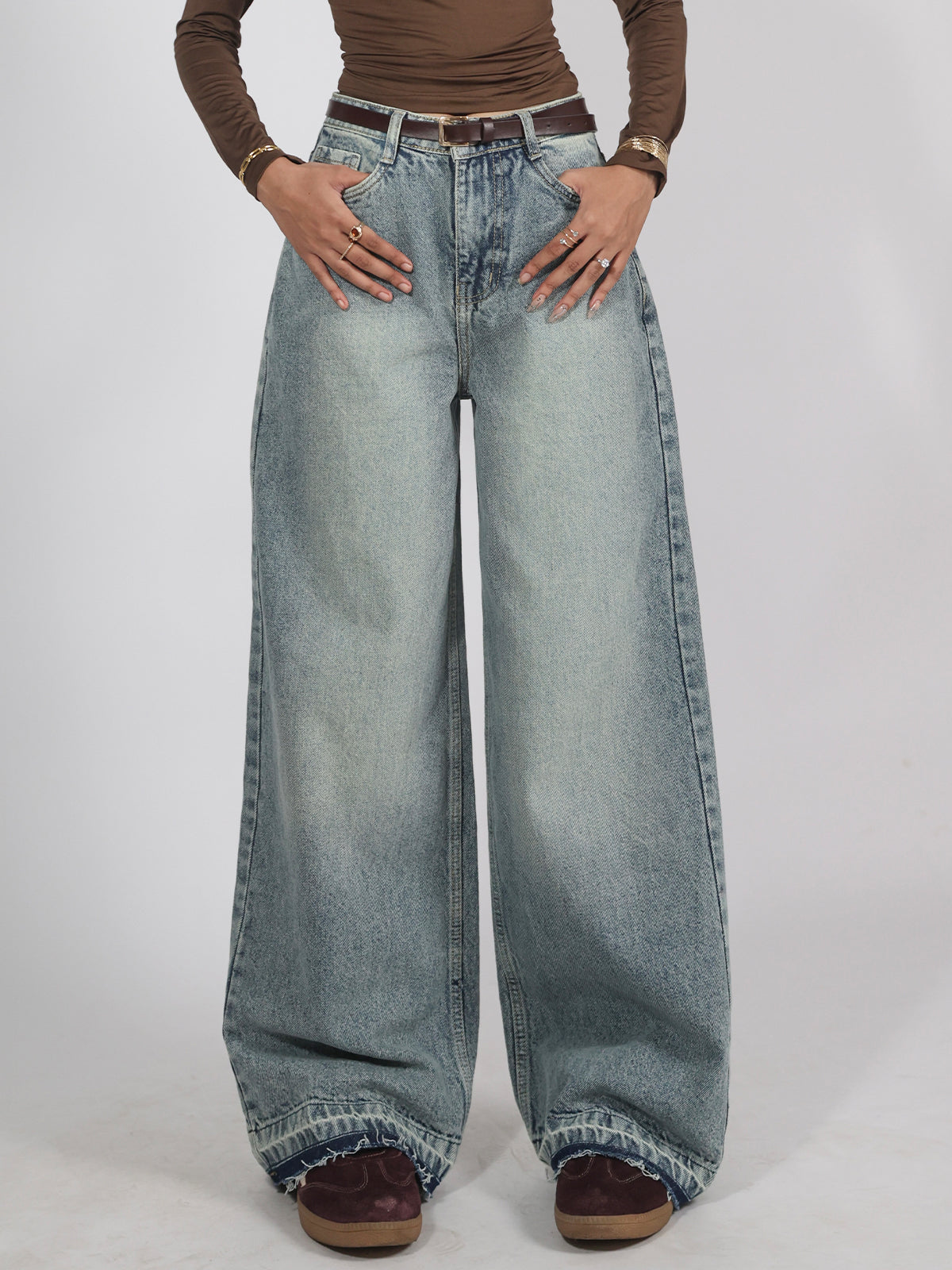 Dripdunk Elysian Fit Denims - Rusk Grey