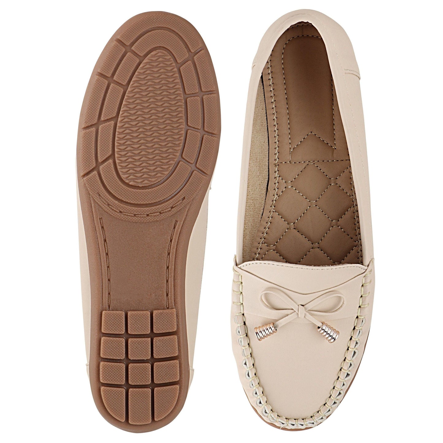 Dart Flats - Beige