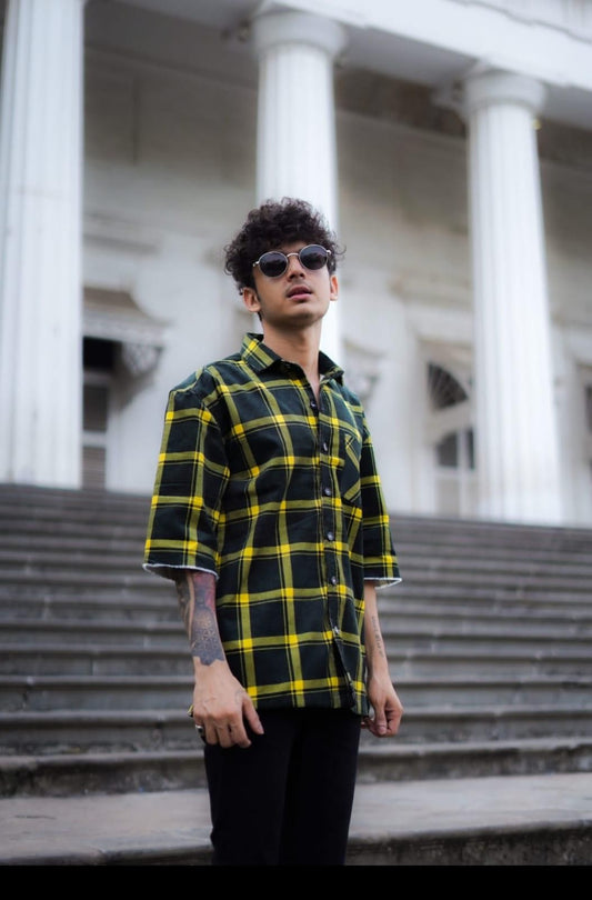 Stylist Men's Cotton Printed Shirt