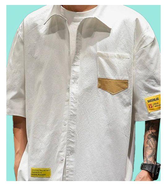 Cotton Solid Half Sleeves Mens Casual Shirt