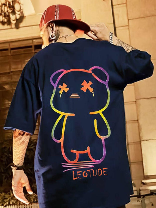 Men's Round Half Sleeves T-shirt
