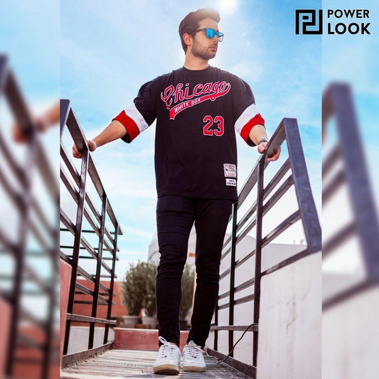 Graphic Print Drop shoulder T-shirt For Men's