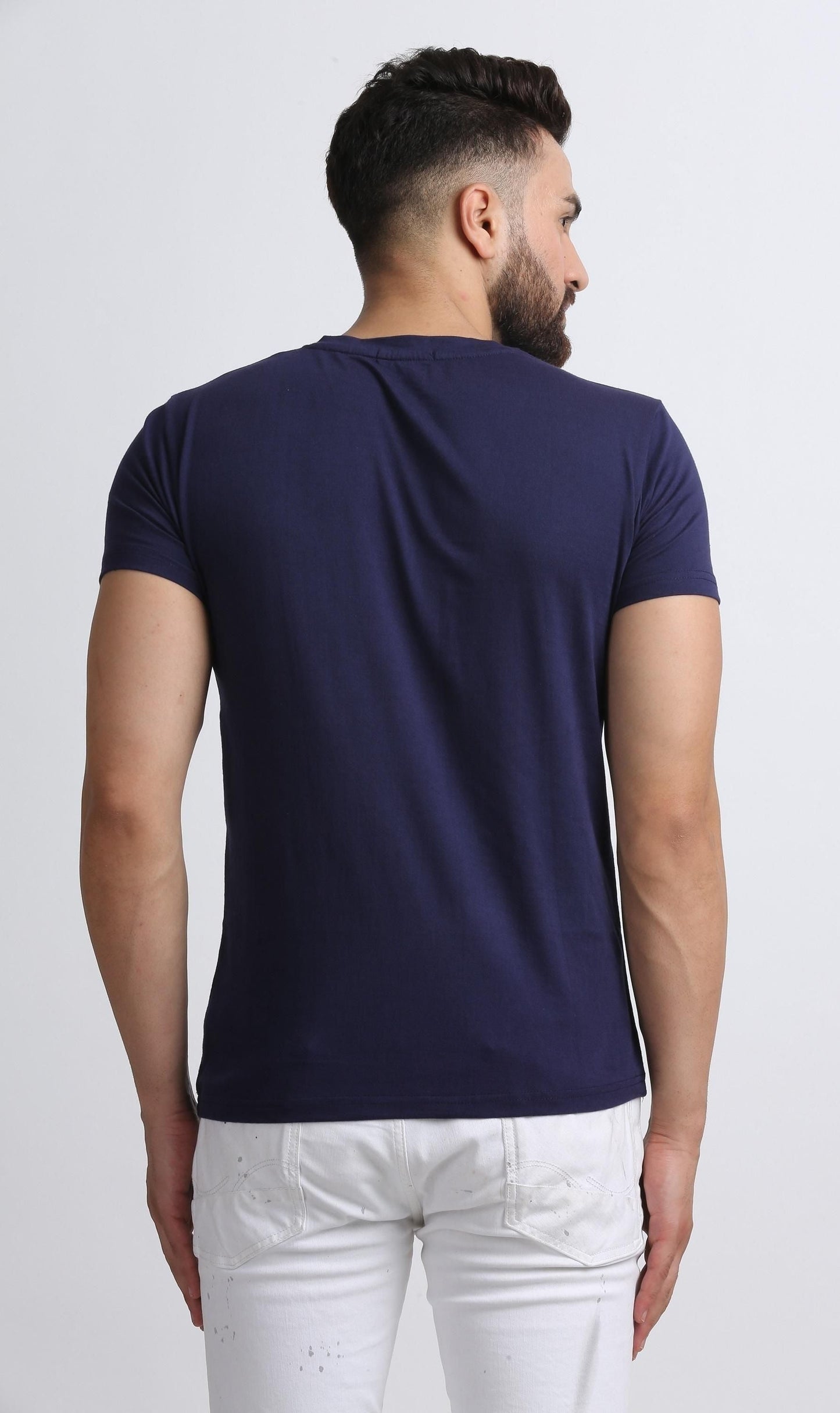 Iza Henley Tee - Blue