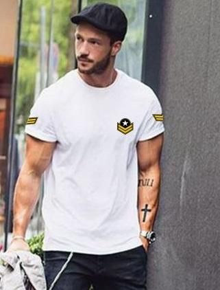 Tom Scott Cotton Solid Half Sleeves T-Shirt