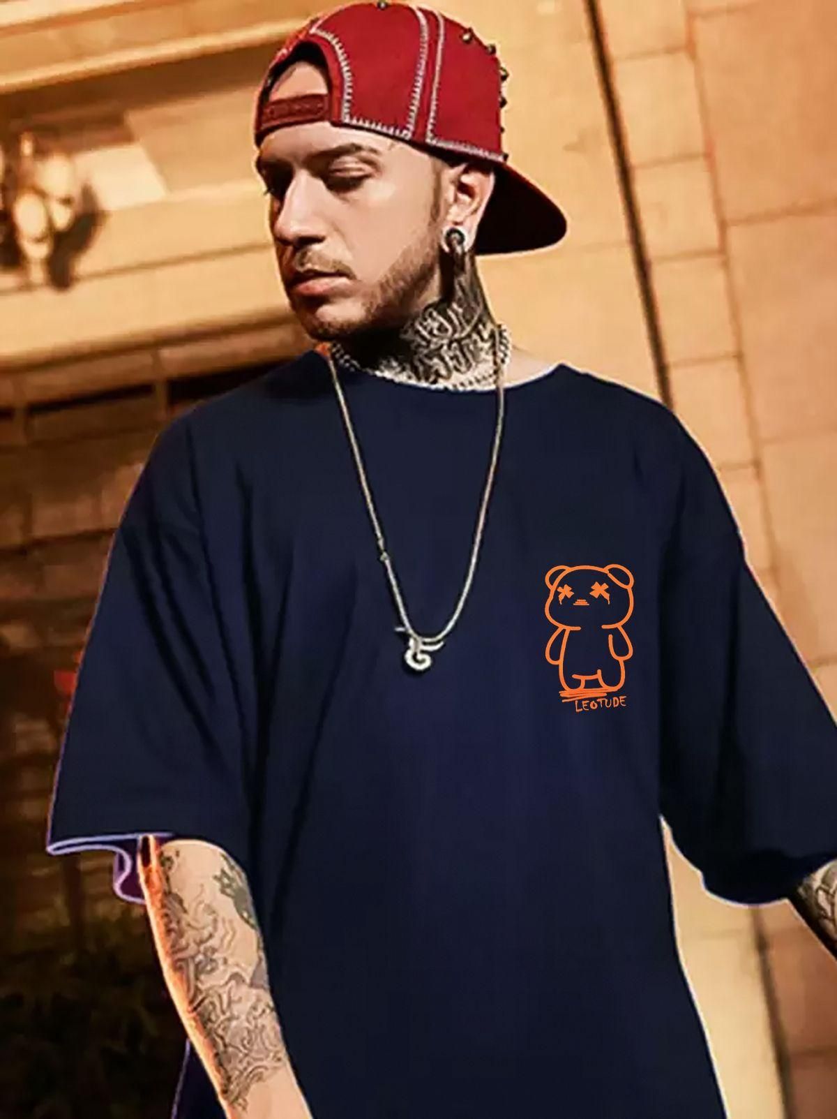 Men's Round Half Sleeves T-shirt
