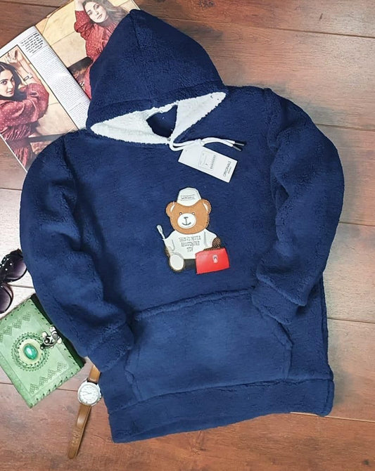 Tedd Shep Hoodie - Dark Blue - C1971927