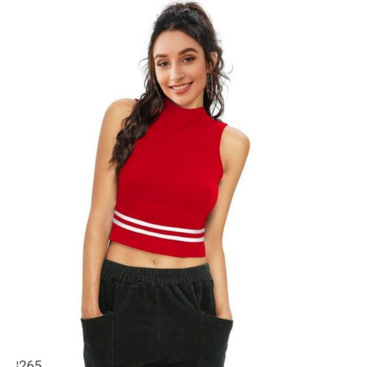 Red Silhouet Top