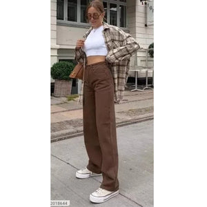 Movo Brown Bf Fit Denim - SR