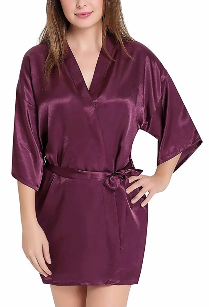 Purple Women's Sartin Jurken