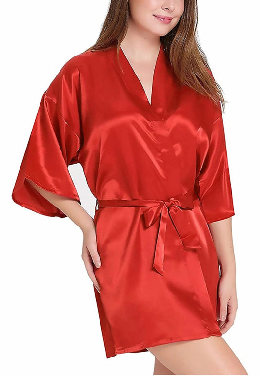 Red Women's Sartin Jurken