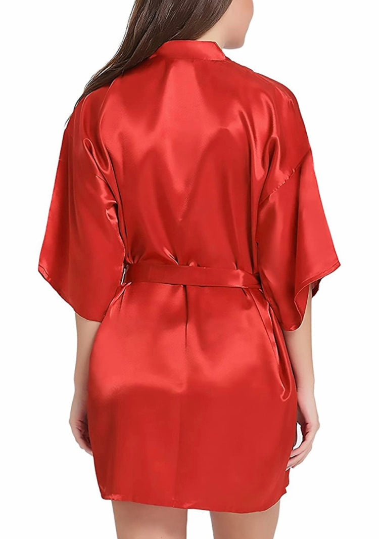 Red Women's Sartin Jurken