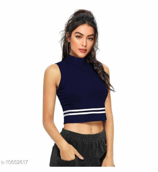 Dark Blue Silhouet Top