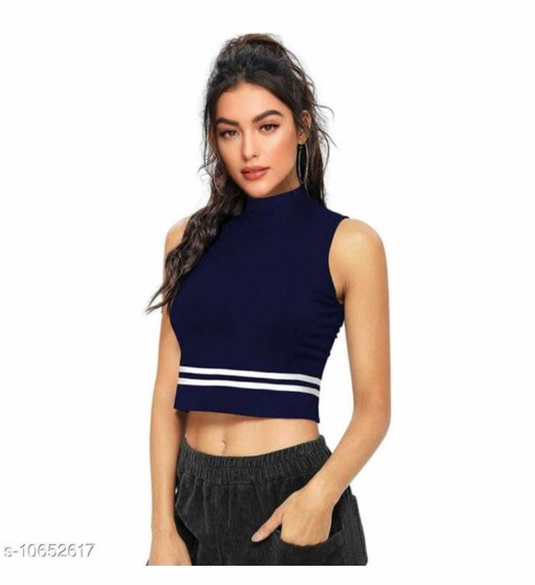 Dark Blue Silhouet Top