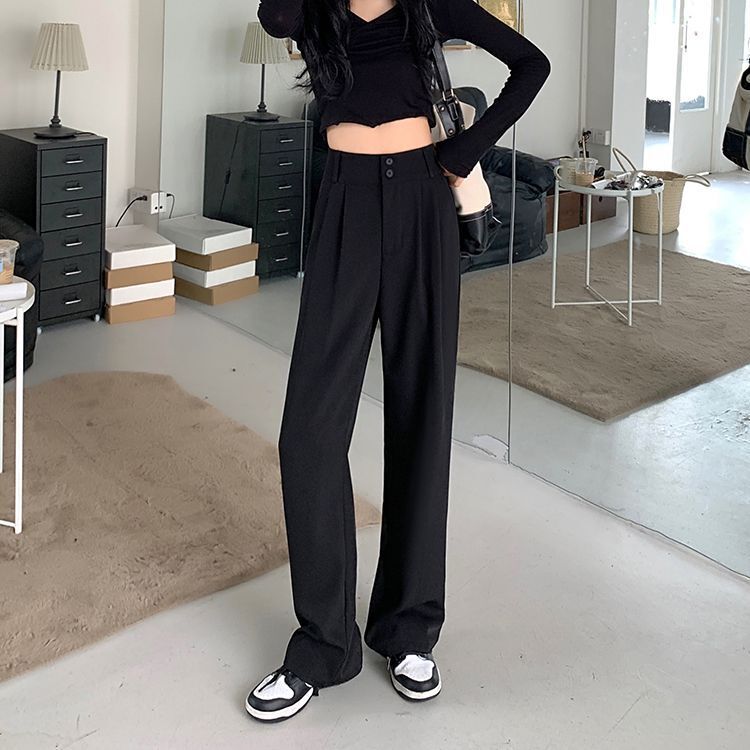Korean Baggy Pants - Black