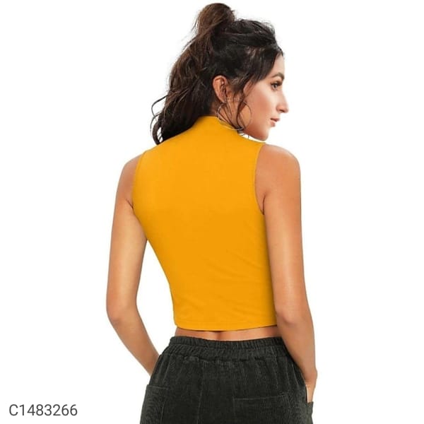 Mustard Silhouet Top