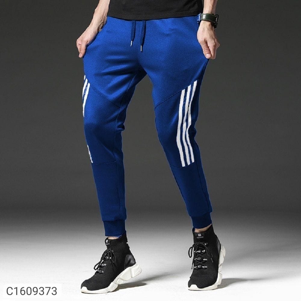 Pack of 2 - Solid Stripe Lower (Buy 1 get 1 free ) Grey + Blue