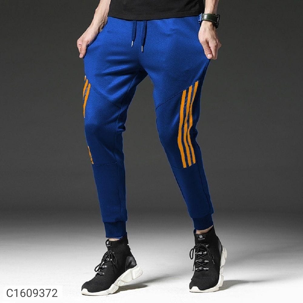 Pack of 2 - Solid Stripe Lower (Buy 1 get 1 free ) Grey + Blue