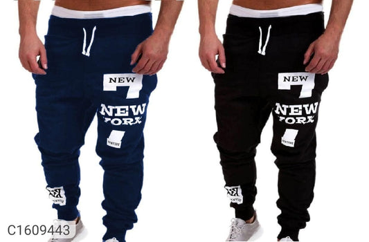 Pack of 2 - Ny city jogger - Buy 1 get 1 free - Black & blue combo
