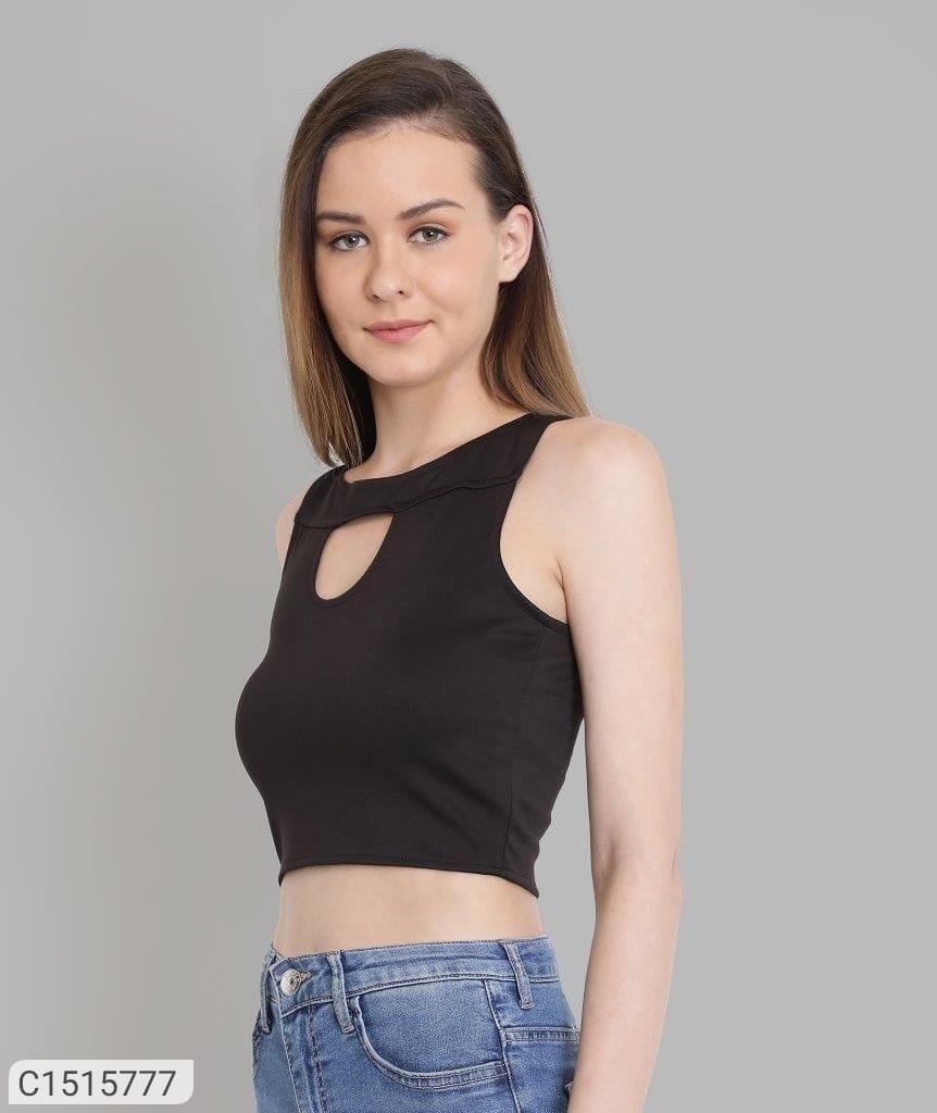Cole crop top - Black