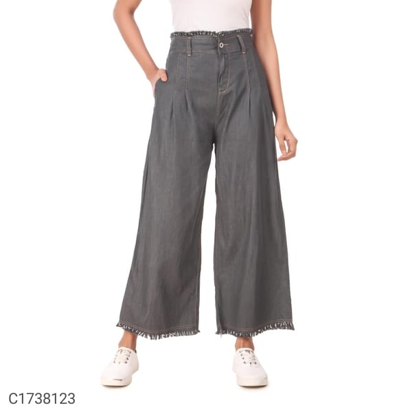 Bosca Flared Pants - Lite Grey