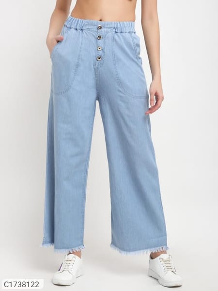 Bosca Flared Pants - Sky Blue