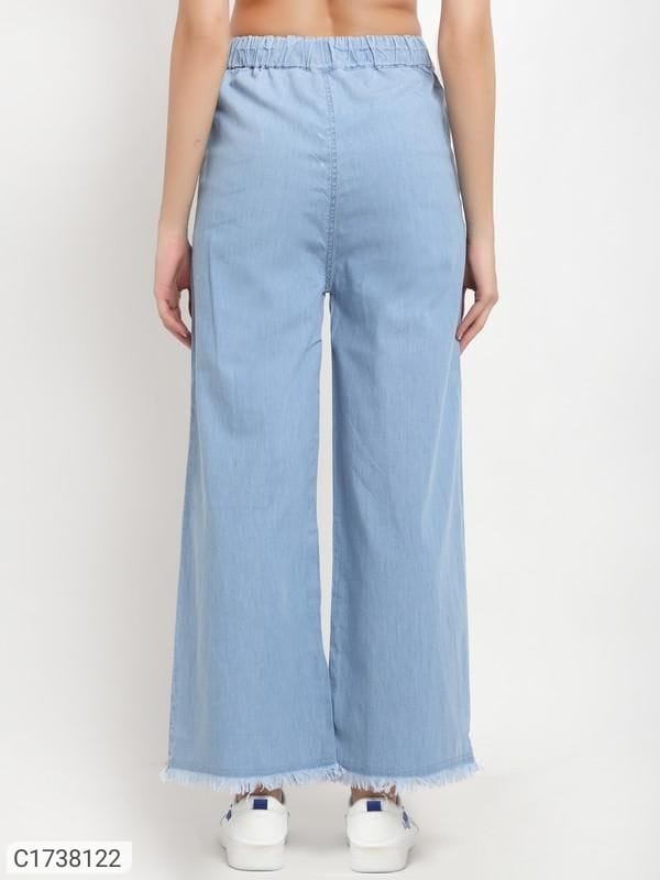 Bosca Flared Pants - Sky Blue