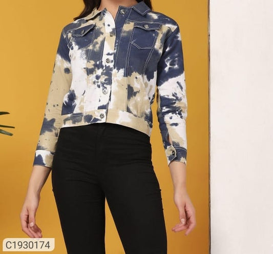 Tie dye denim