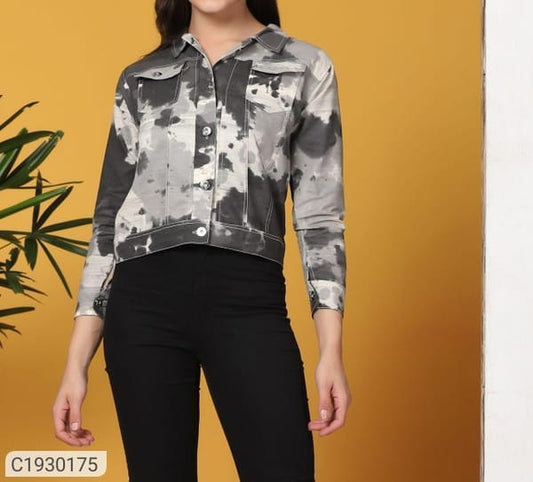 Tie dye denim