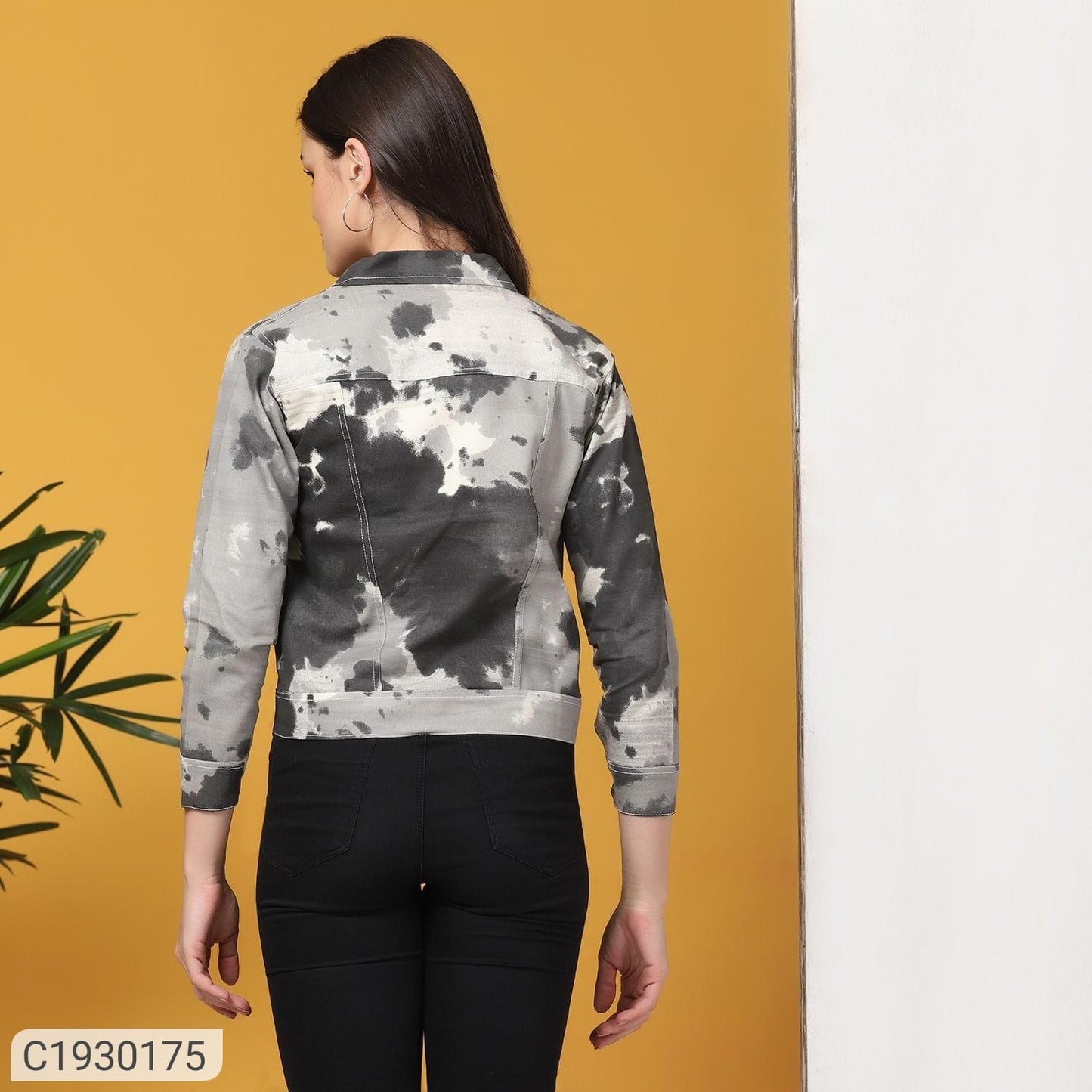 Tie dye denim