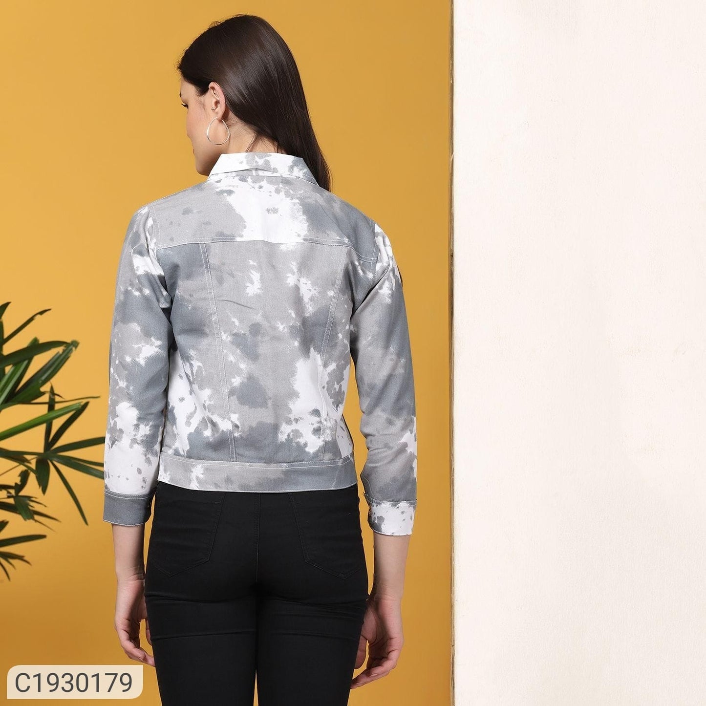 Tie dye denim