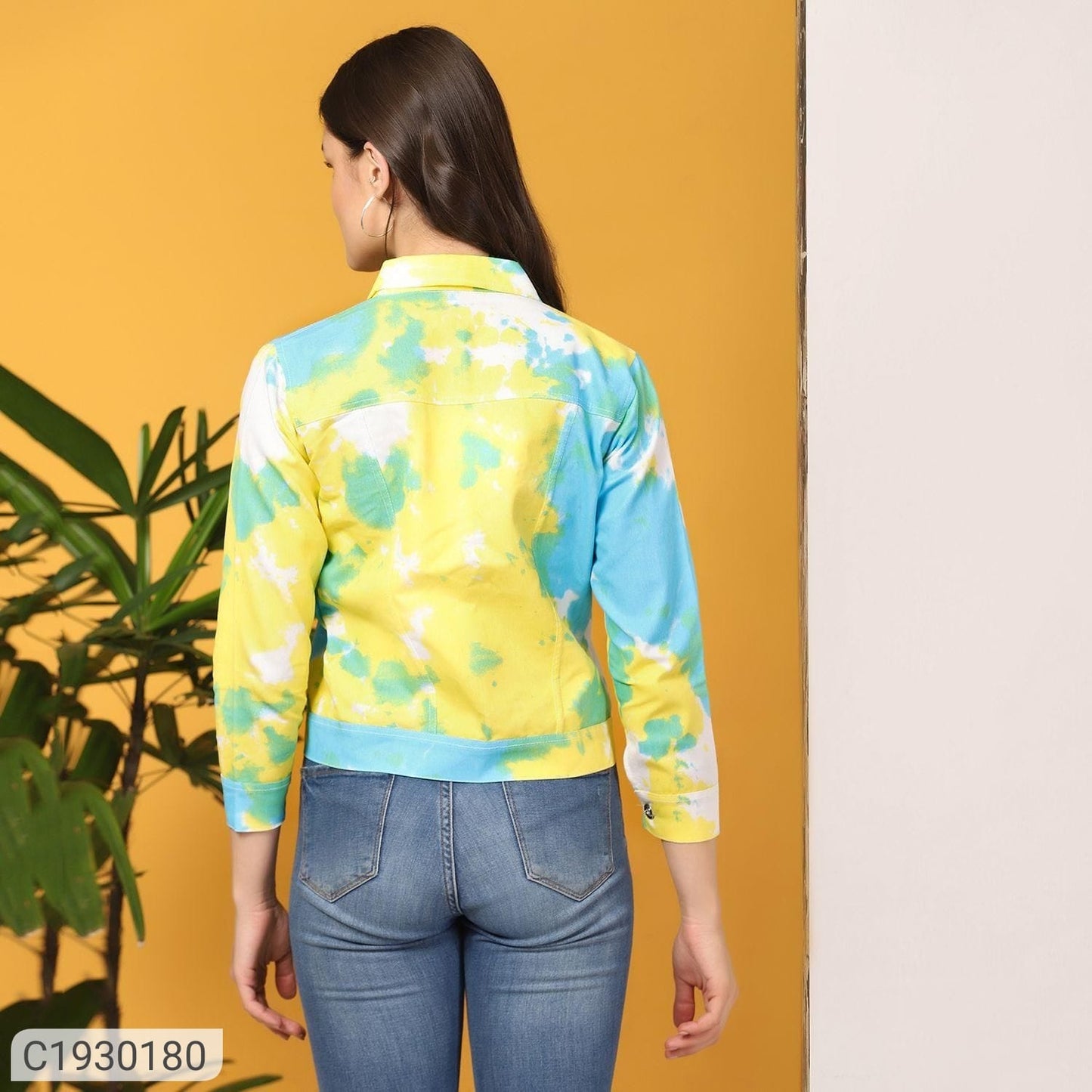 Tie dye denim