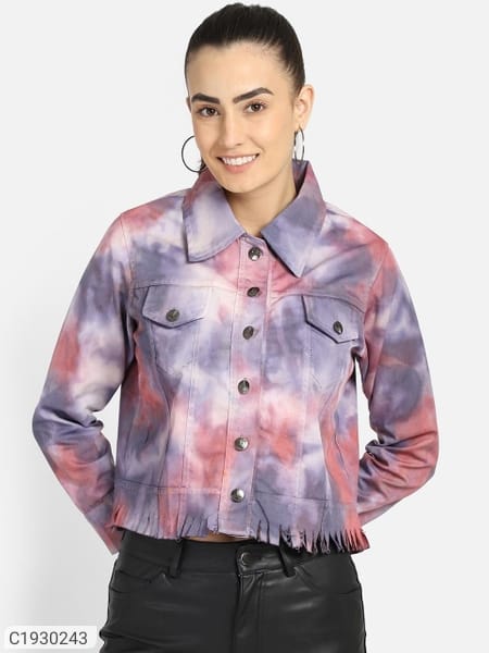Tie dye denim