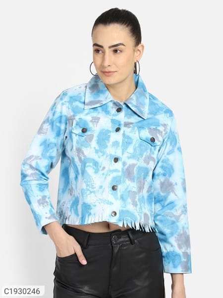 Tie dye denim