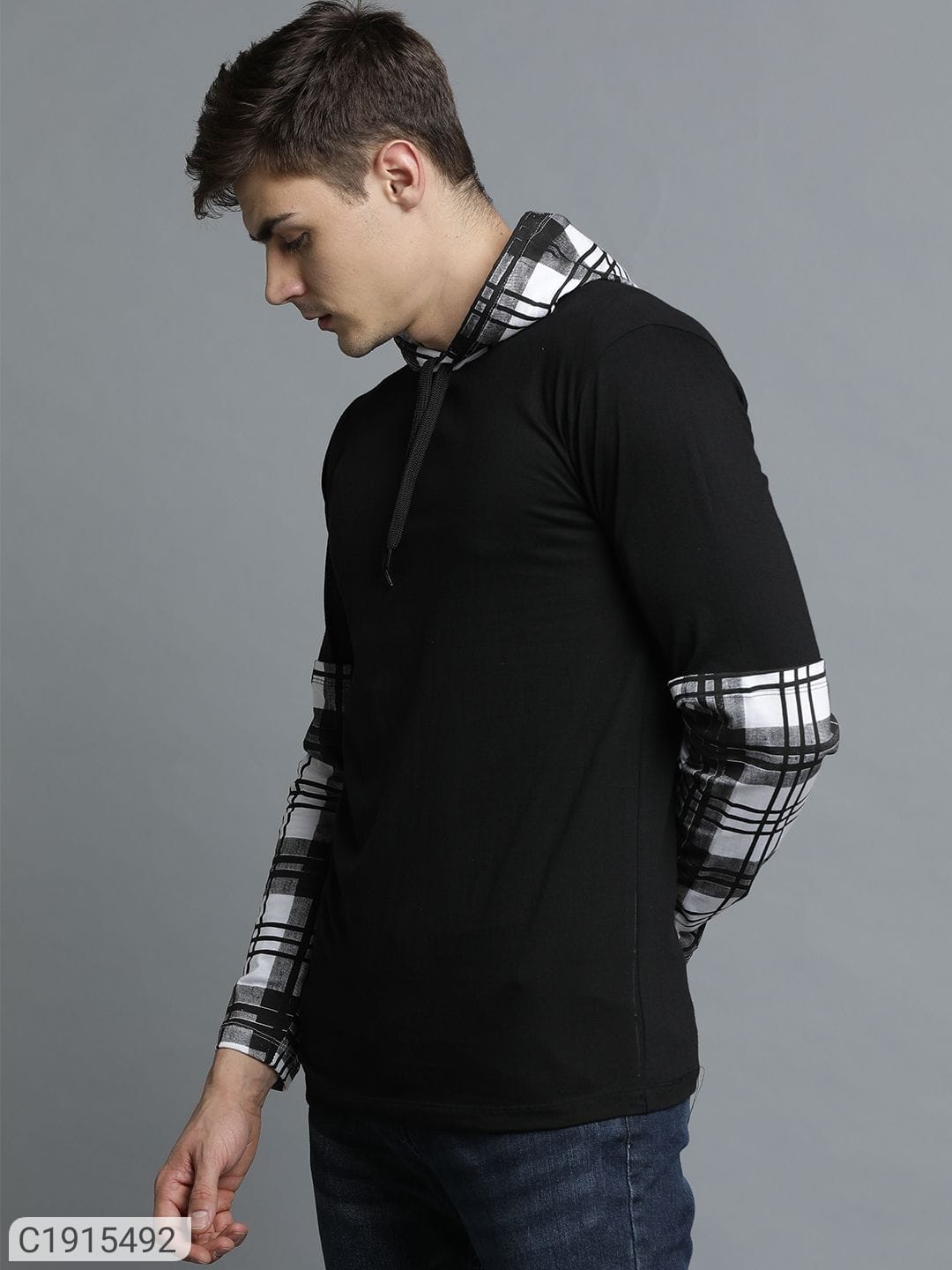 Check hoodie
