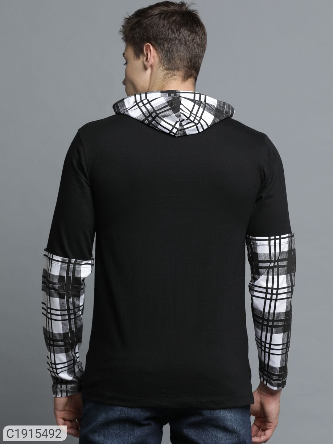 Check hoodie