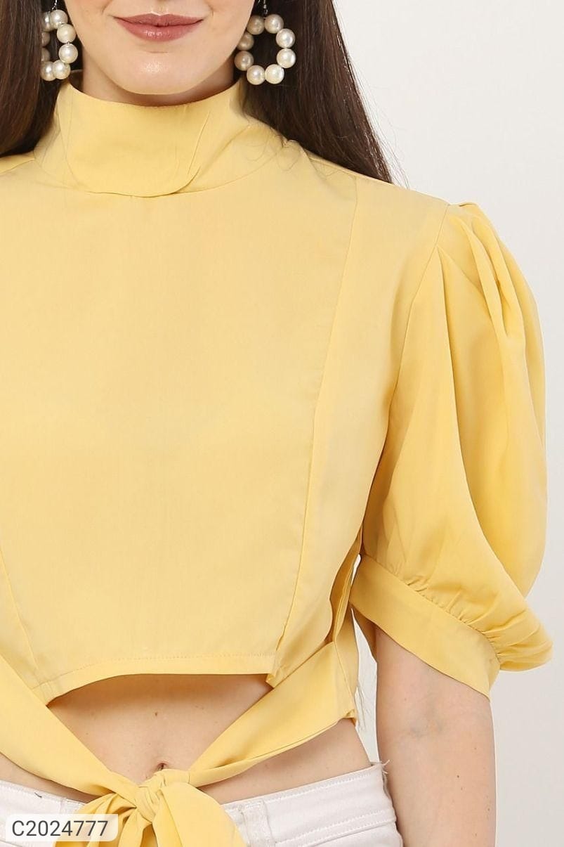 knot crop top