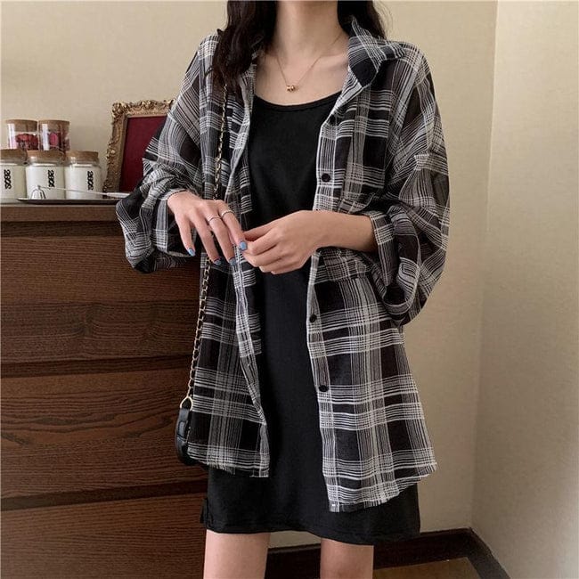 Drap Black Sheer Coord Set ( Top & Shirt)
