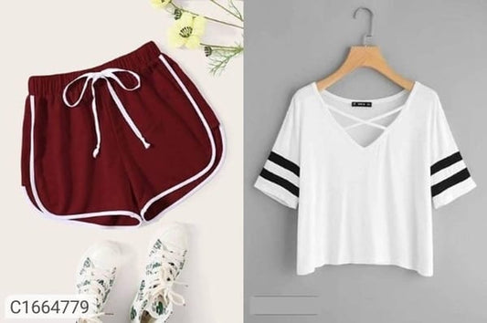 boxy shorts & top