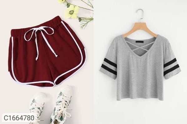 boxy shorts & top