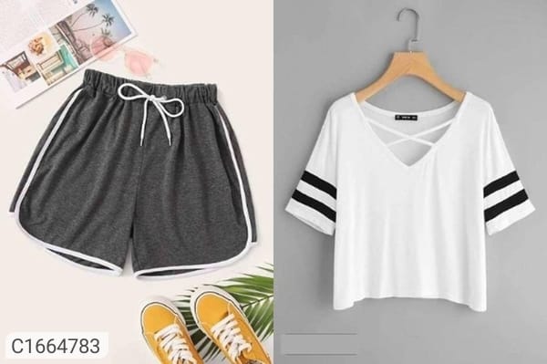 boxy shorts & top